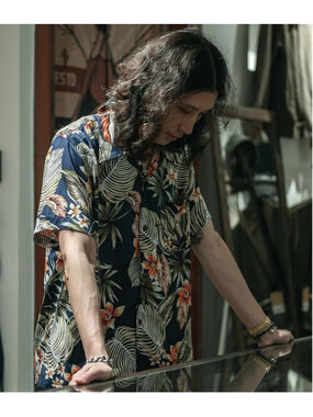 NON STOCK Mfg Vintage T-Shirt Print Shirt Men's Short Sleeve Shirt Aloha Hawaii